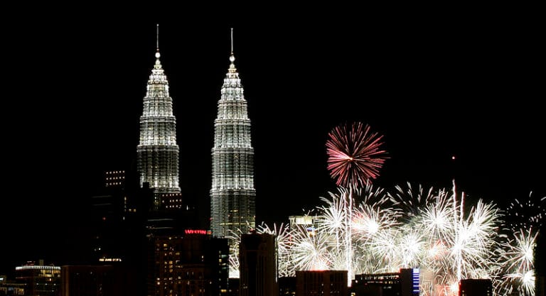 Kuala Lumpur New Year Fireworks